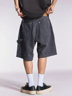 Remedy Loose Straight Leopard Tooling Shorts