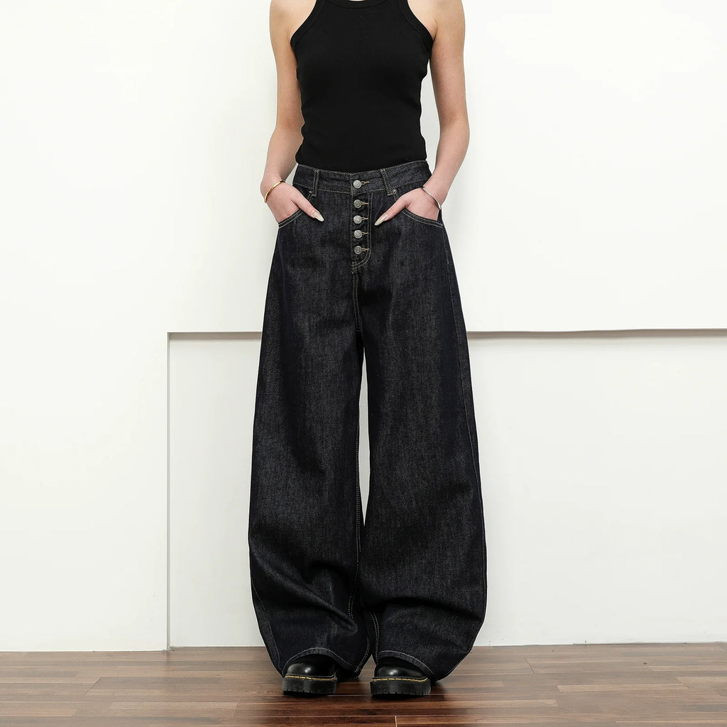 FLYOFF streèt breasted denim jeans