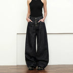 FLYOFF streèt breasted denim jeans