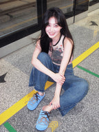 INTAO Xu Yiyang Blue Design Birkenstock Slippers