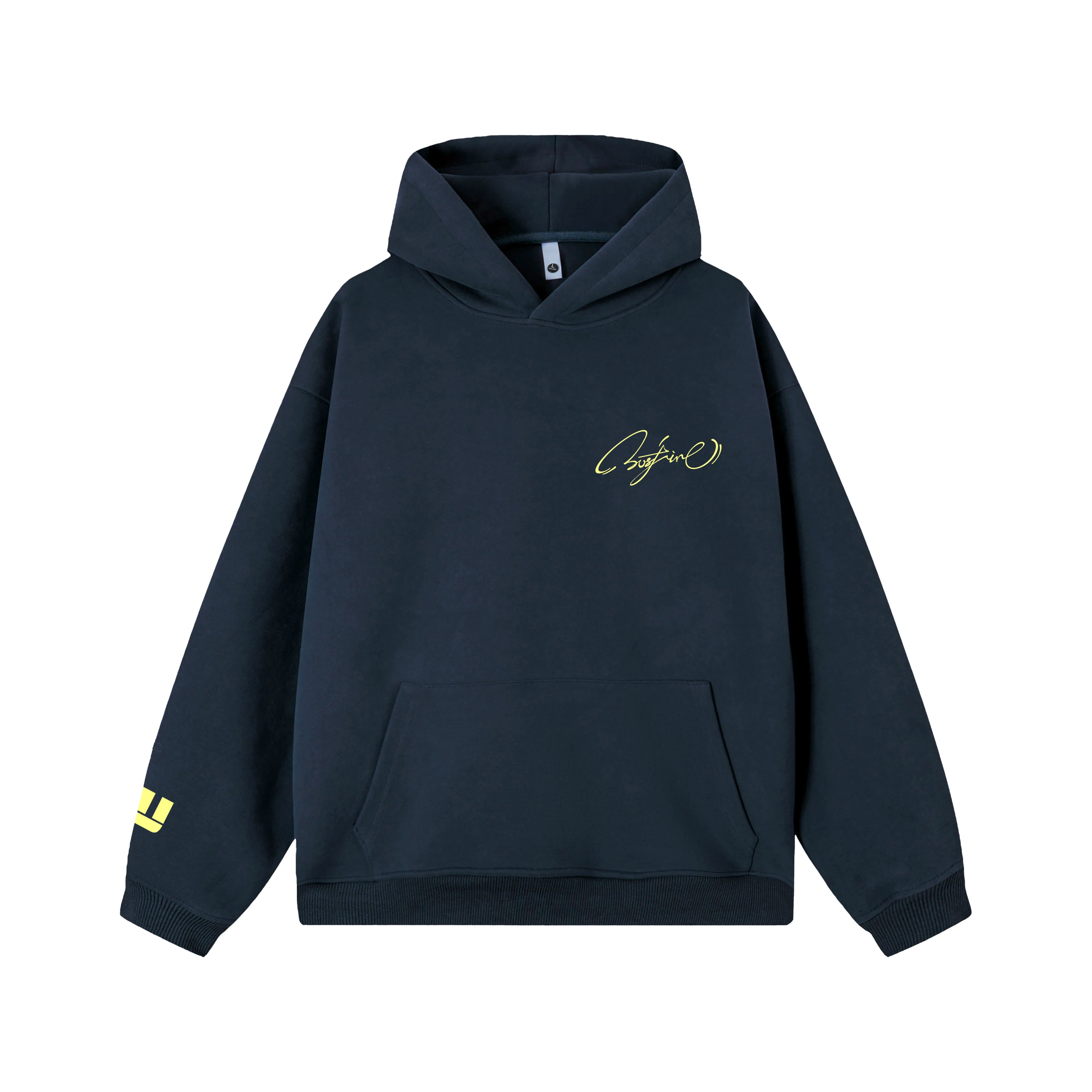 sostine Letter Design Hooded Couple Jacket