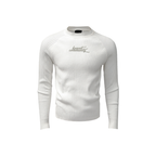 Community Letter Embroidery Slim Fit Sweater