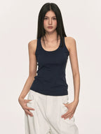 Anna Aneae Slim Fit Sleeveless Knitted Inner Suspender
