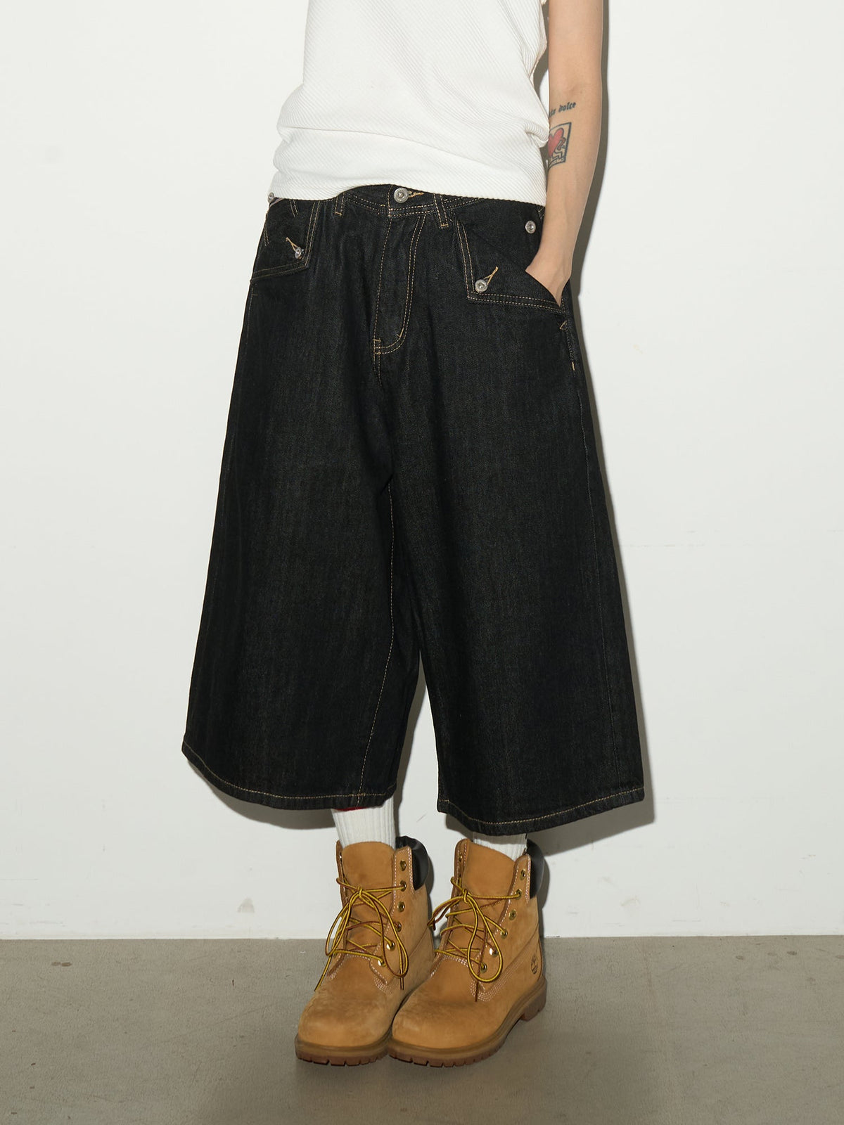 MICHINNYON denim shorts