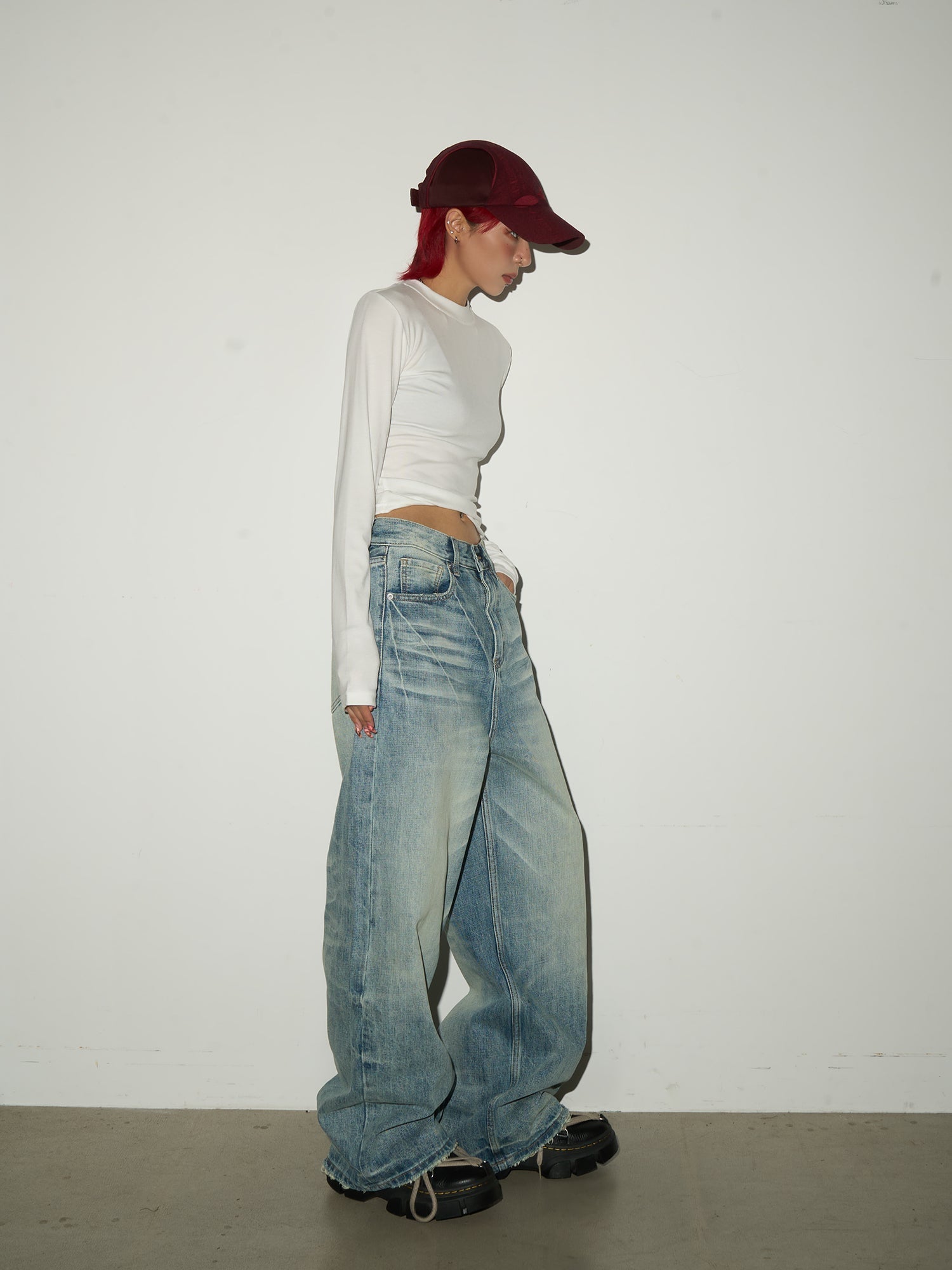 MICHINNYON wash denim