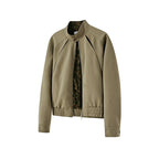 KREATE Contrasting Stand-up Collar Jacket