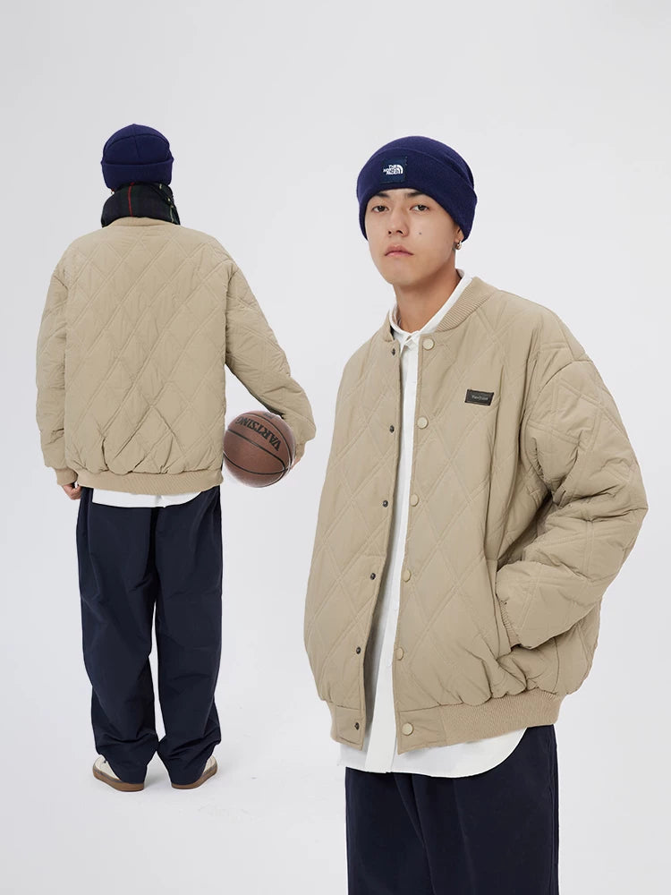 Mr. Jiangnan NewJNXS Japanese Diamond Quilted Cotton Baseball Jacket