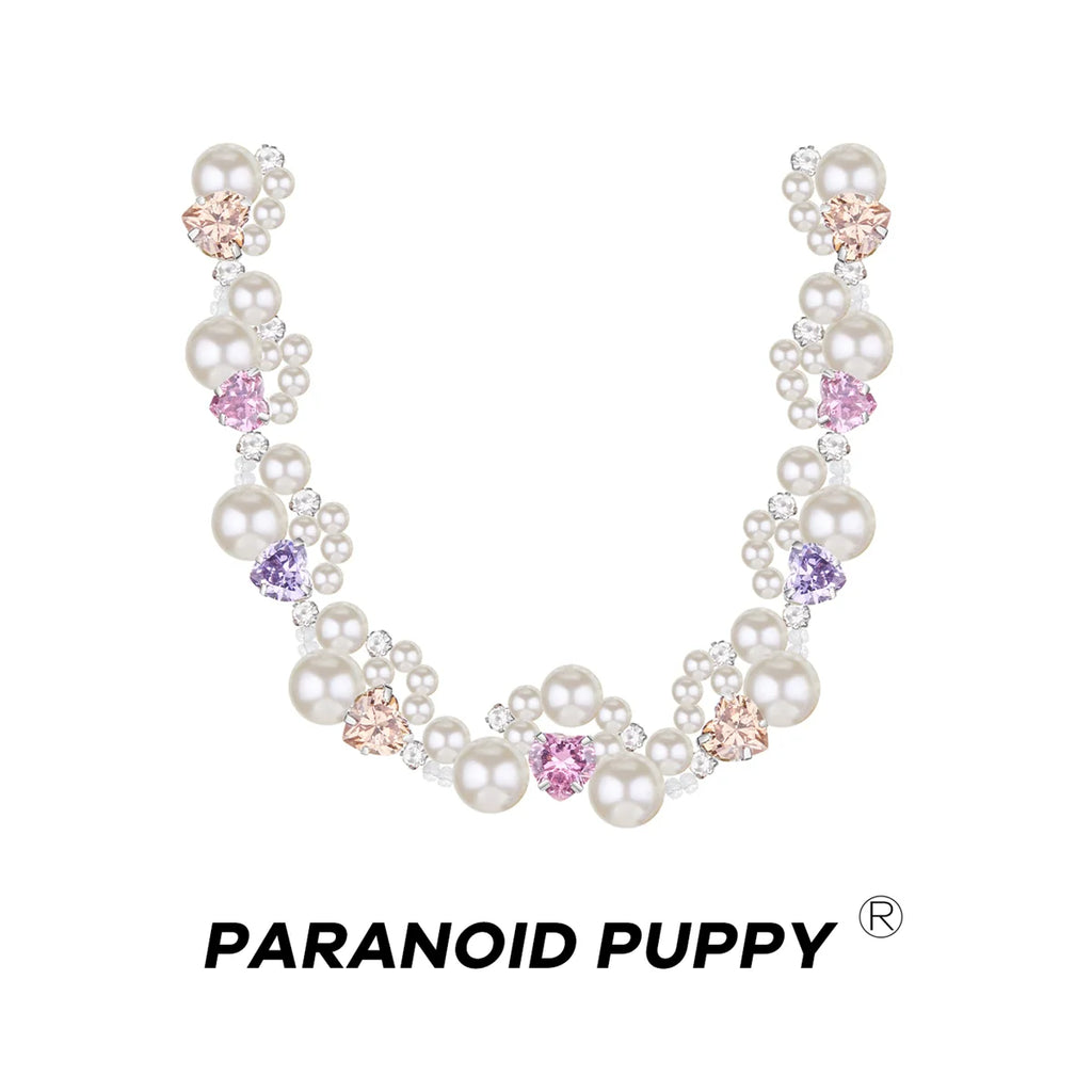 ParanoidP Macaron Love Pearl Necklace