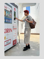 HANQIAORJI High Mercerized Leather Cowhide Training Shoes