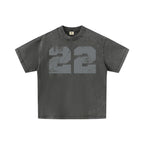 RAINMAKE CREW RACER Washed Distressed Short Sleeve