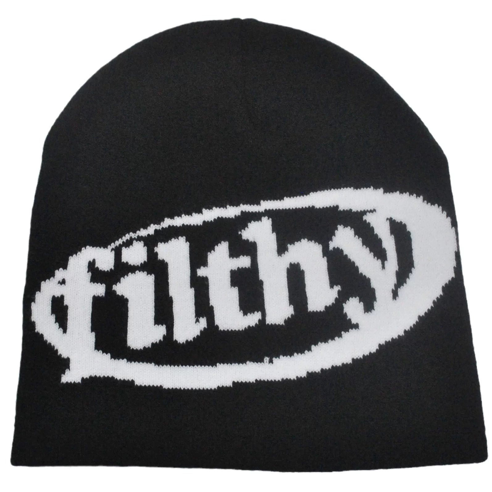 Filthy Woolen Knitted Beanie Hat
