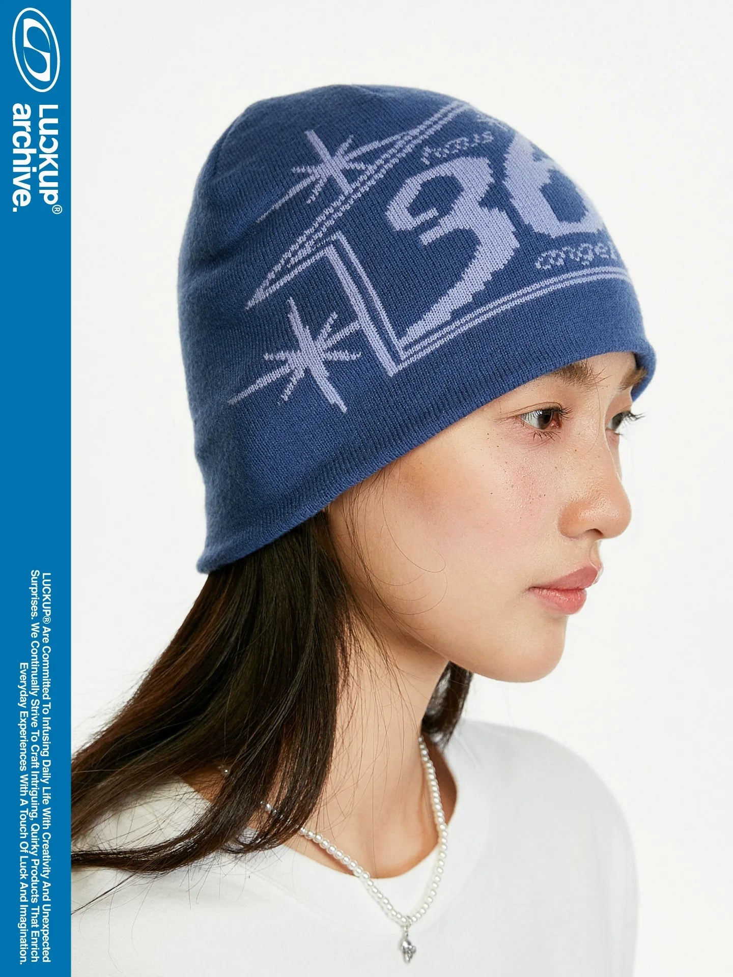 LUCKUP Vintage Alphabet Knitted Hat