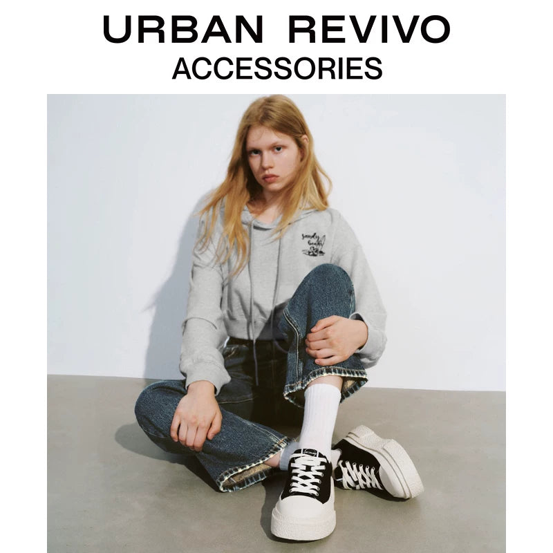 Urban Revivo Men's Color Thick Sole Sneakers