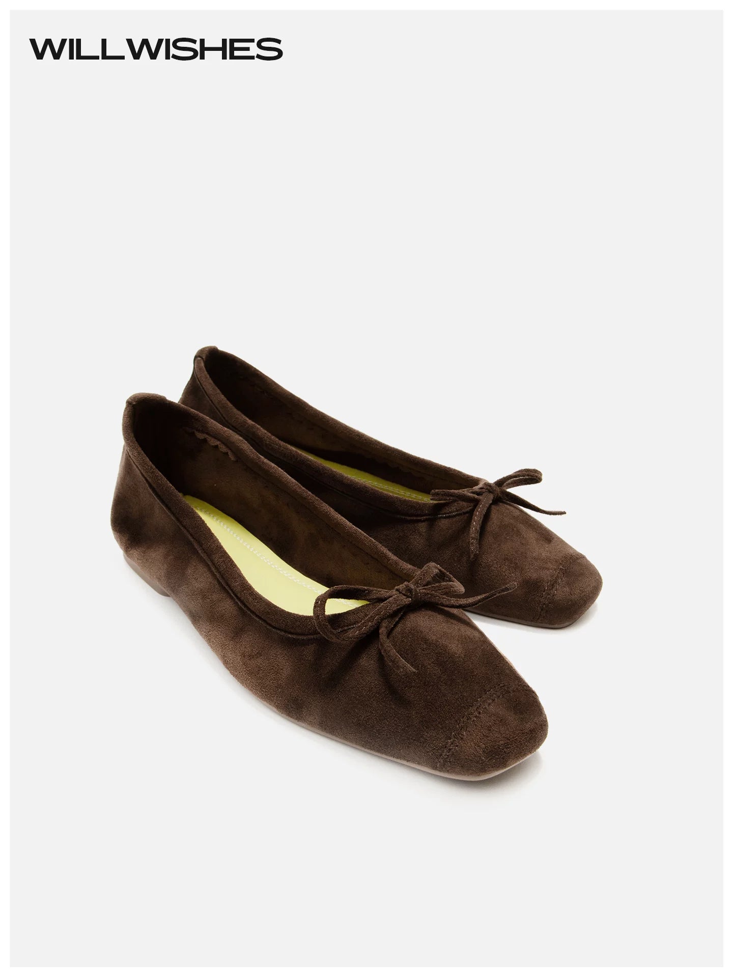 WILLWISHES Wang Ding Small Fragrance Soft Sole Flat Shoes