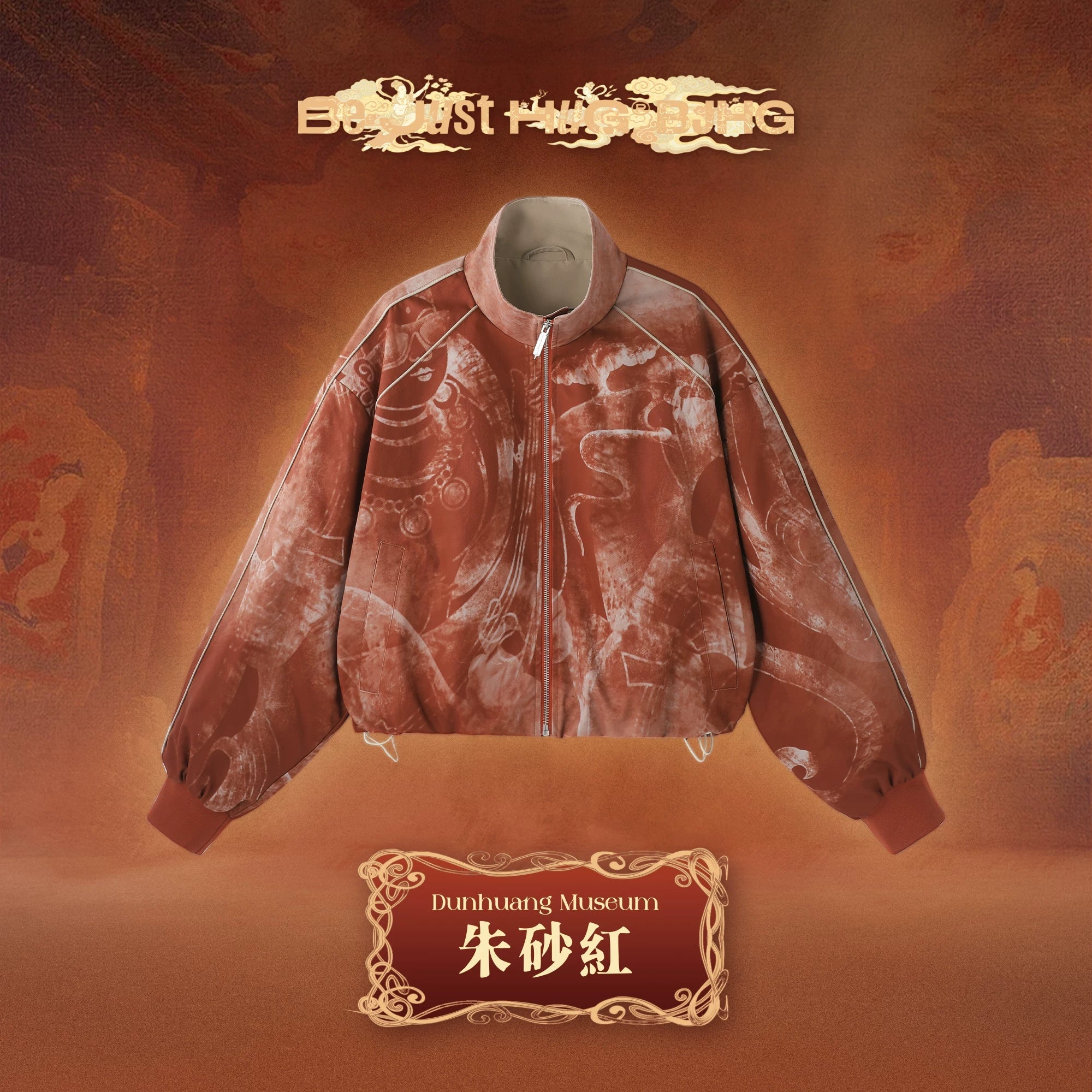 BJHG Contrasting Print Short Jacket