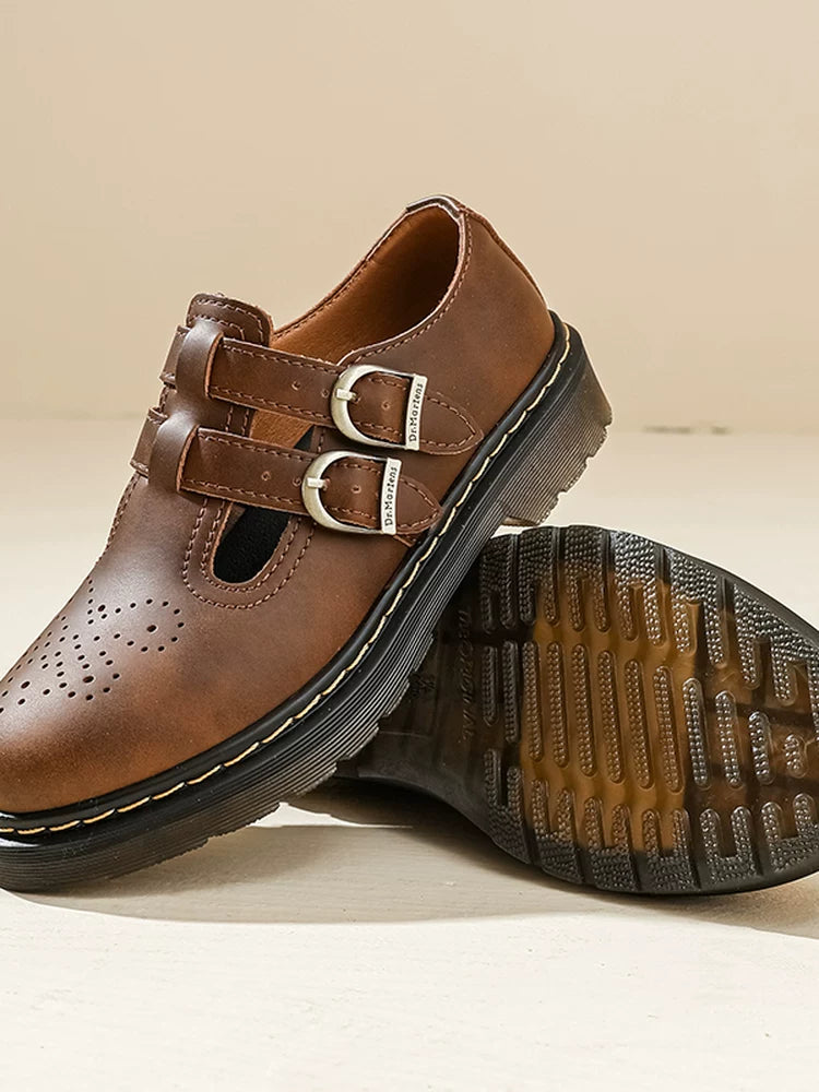 Ram Era Polka Dot Mary Jane Flat Shoes