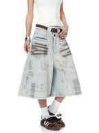 MADWITCH denim shorts