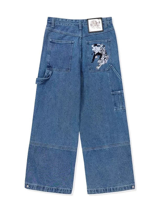 GameOne Enter The Dragon Loose Straight Jeans