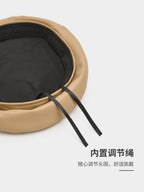 Winnie Lee Leather Beret