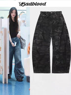 BADBLOOD American Casual Plaid Scimitar Pants