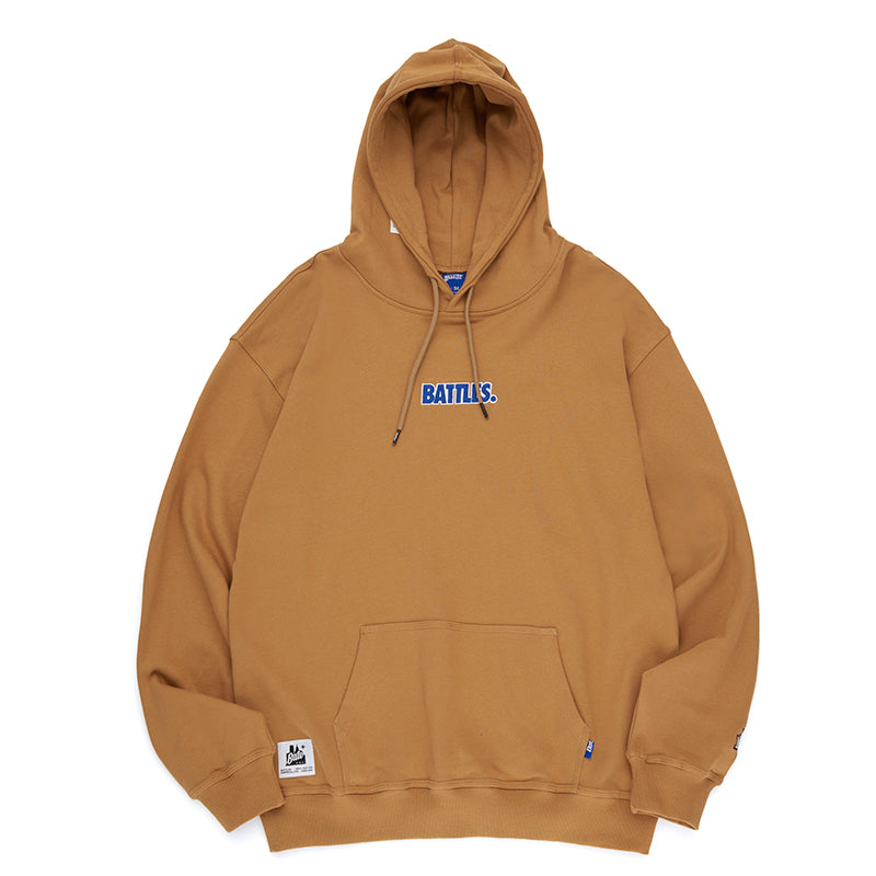 Battles Embroidered Cotton Terry Hooded Sweater