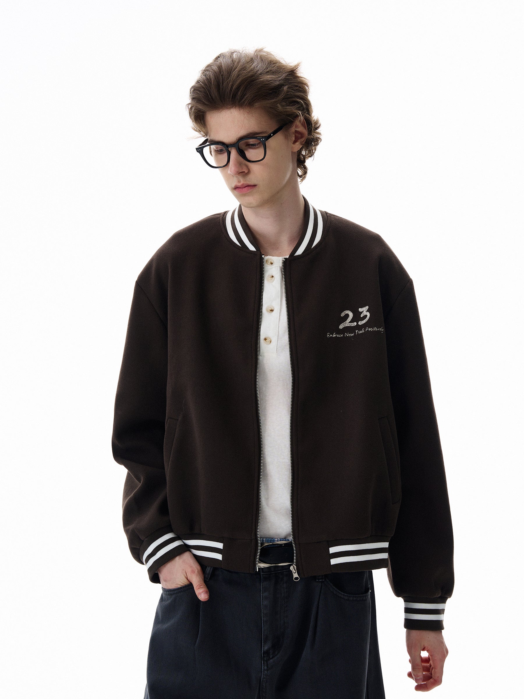 FLY OFF baseball jacket