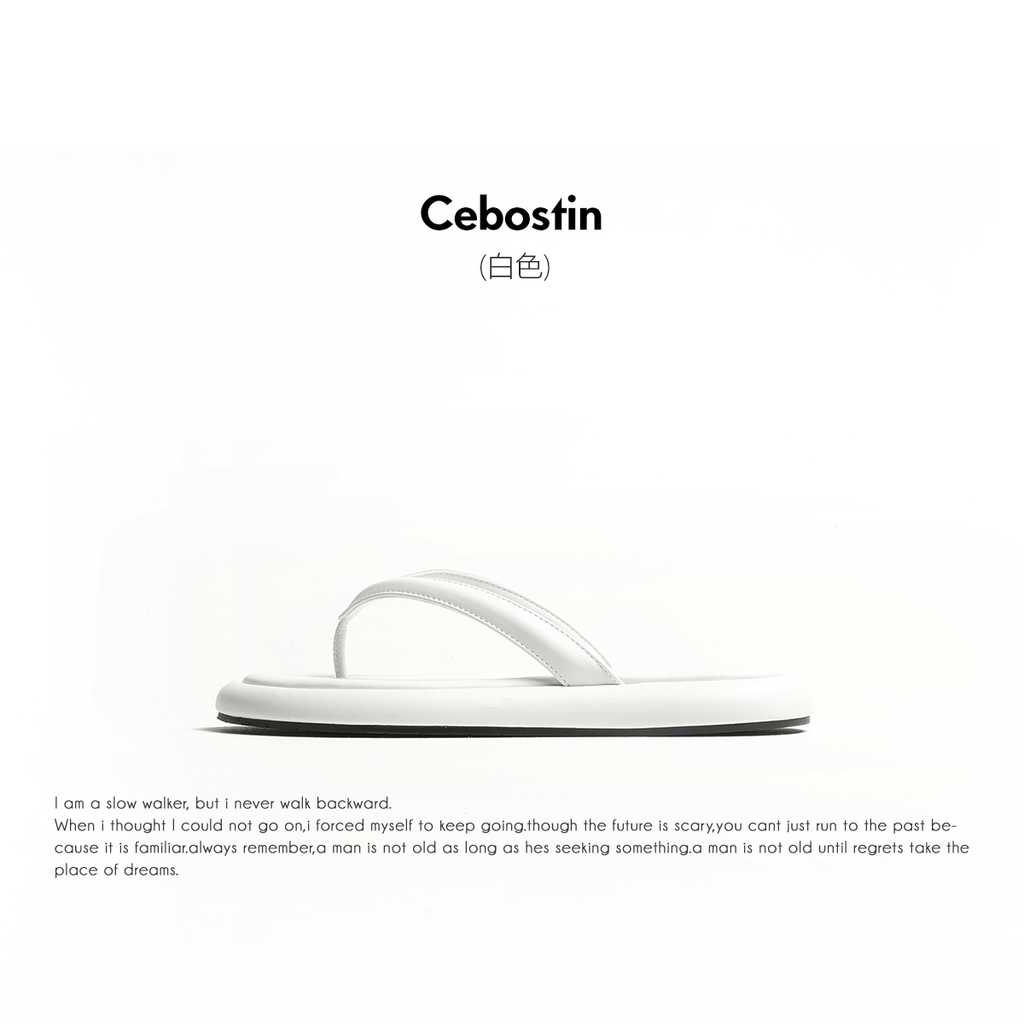 Cebostin Stomping Shit Feeling Vacation Wind Pinch Foot Beach Shoes