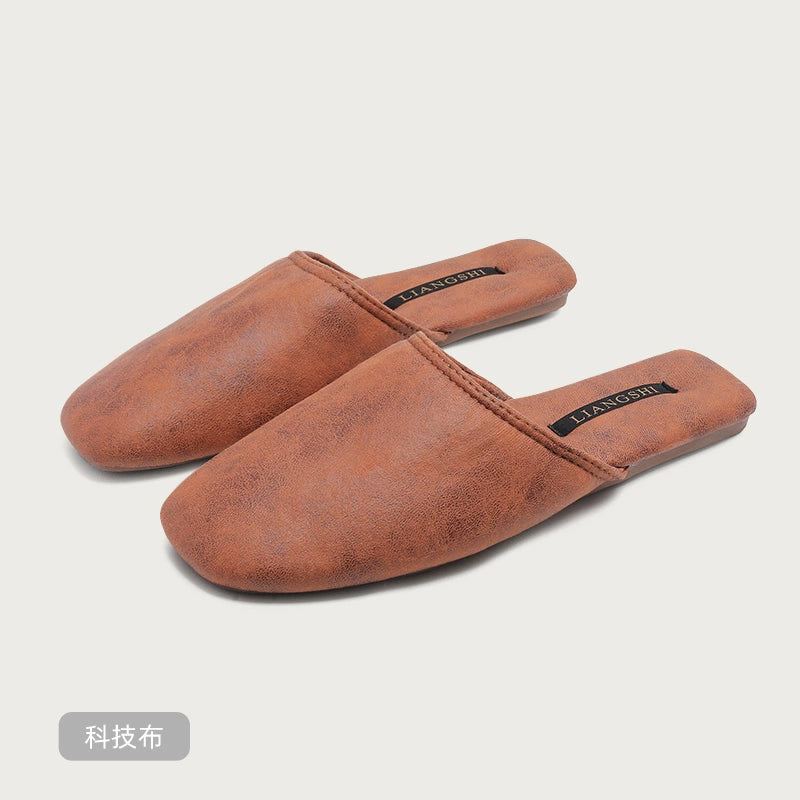 Breathable Toe-Cap Couple Slippers