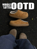 Newrockstarchoppa Thick-Sole Baotou Cotton Slippers