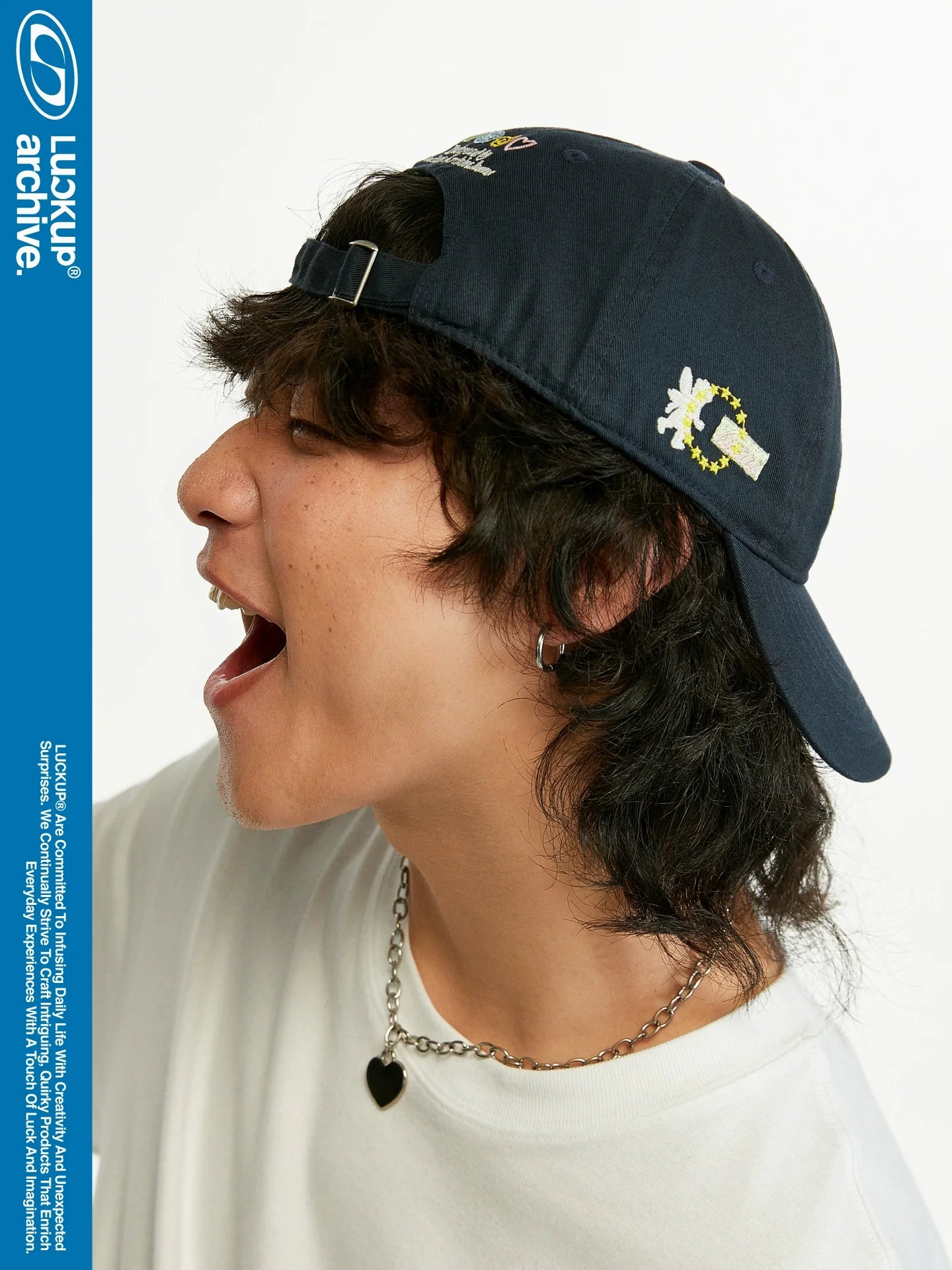 LUCKUP Cartoon Embroidered Baseball Cap