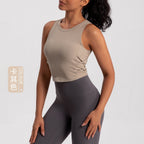 Athena Lulu Naked Back Yoga Vest with Chest Pad