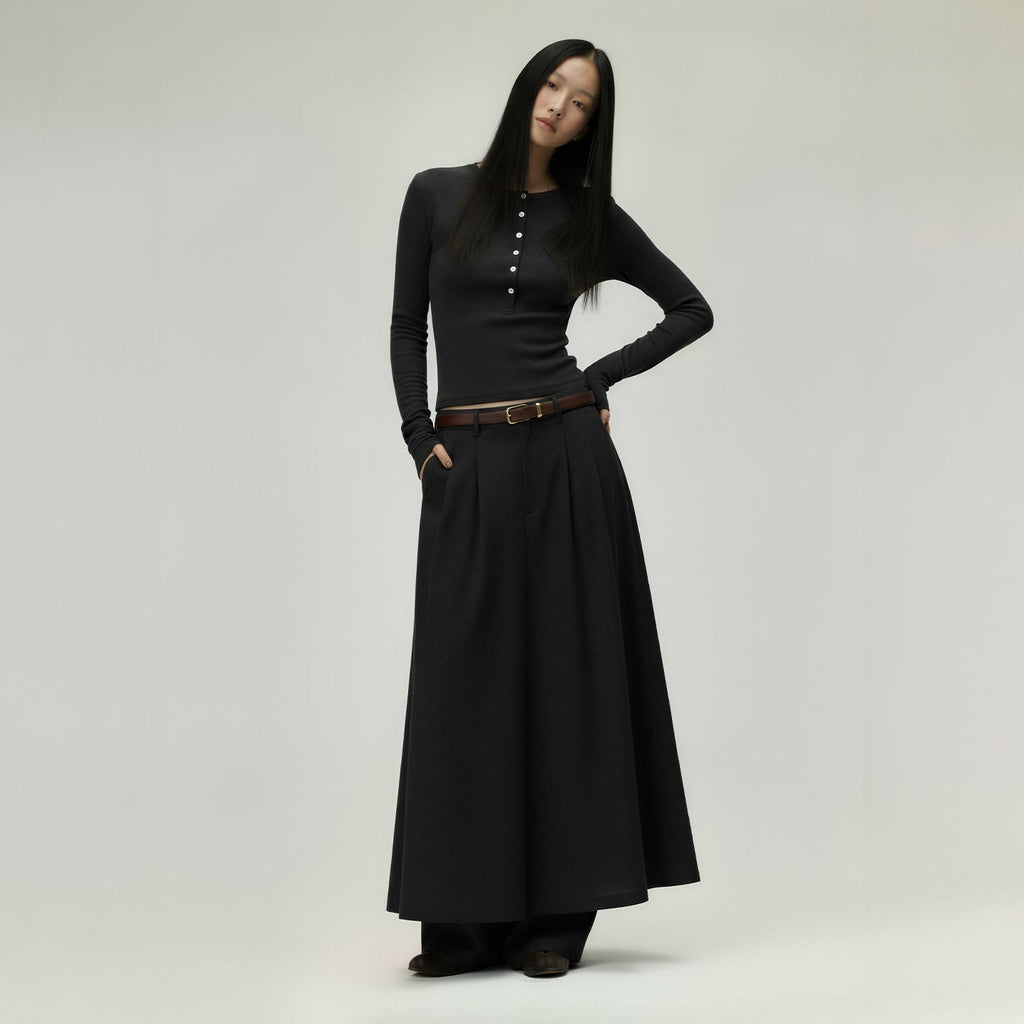 Inflation women Henly Skinny Modal Long Sleeve tee