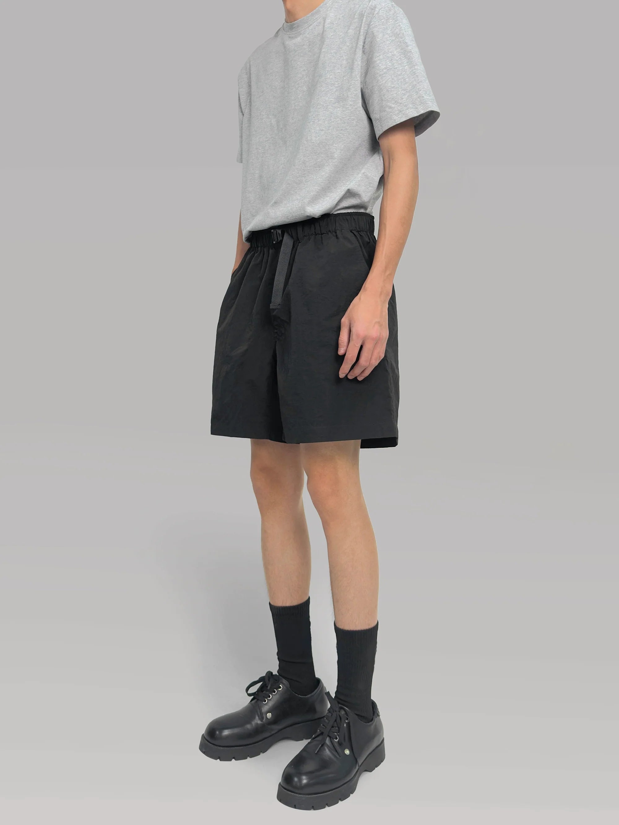 PLUS NO LOGO Waist Buckle Adjustment Loose Quick-drying Sports Shorts