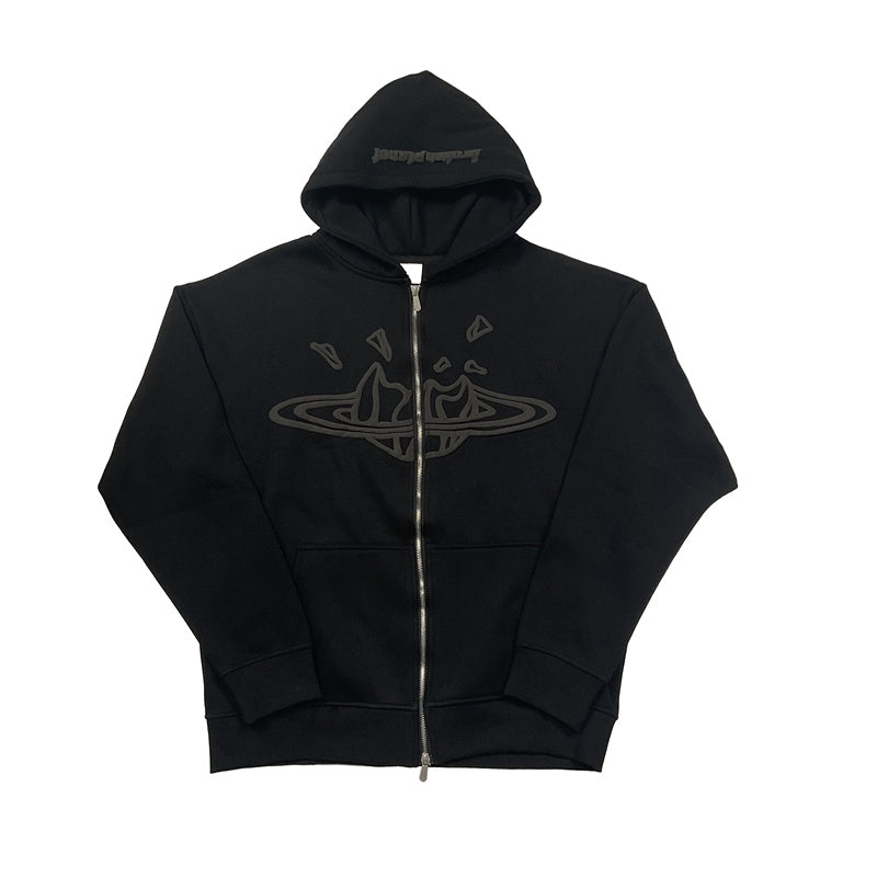 Broken Planet velvet hoodie & pants set