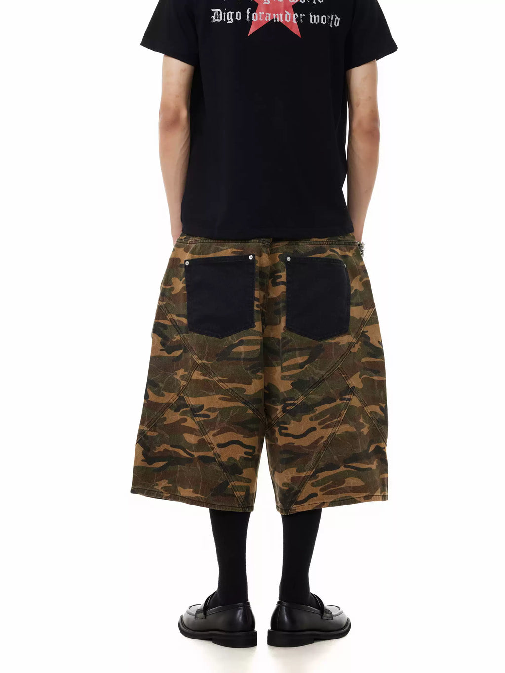 BTSG camouflage shorts