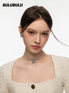 BULUBULU Butterfly Island Tassel Necklace