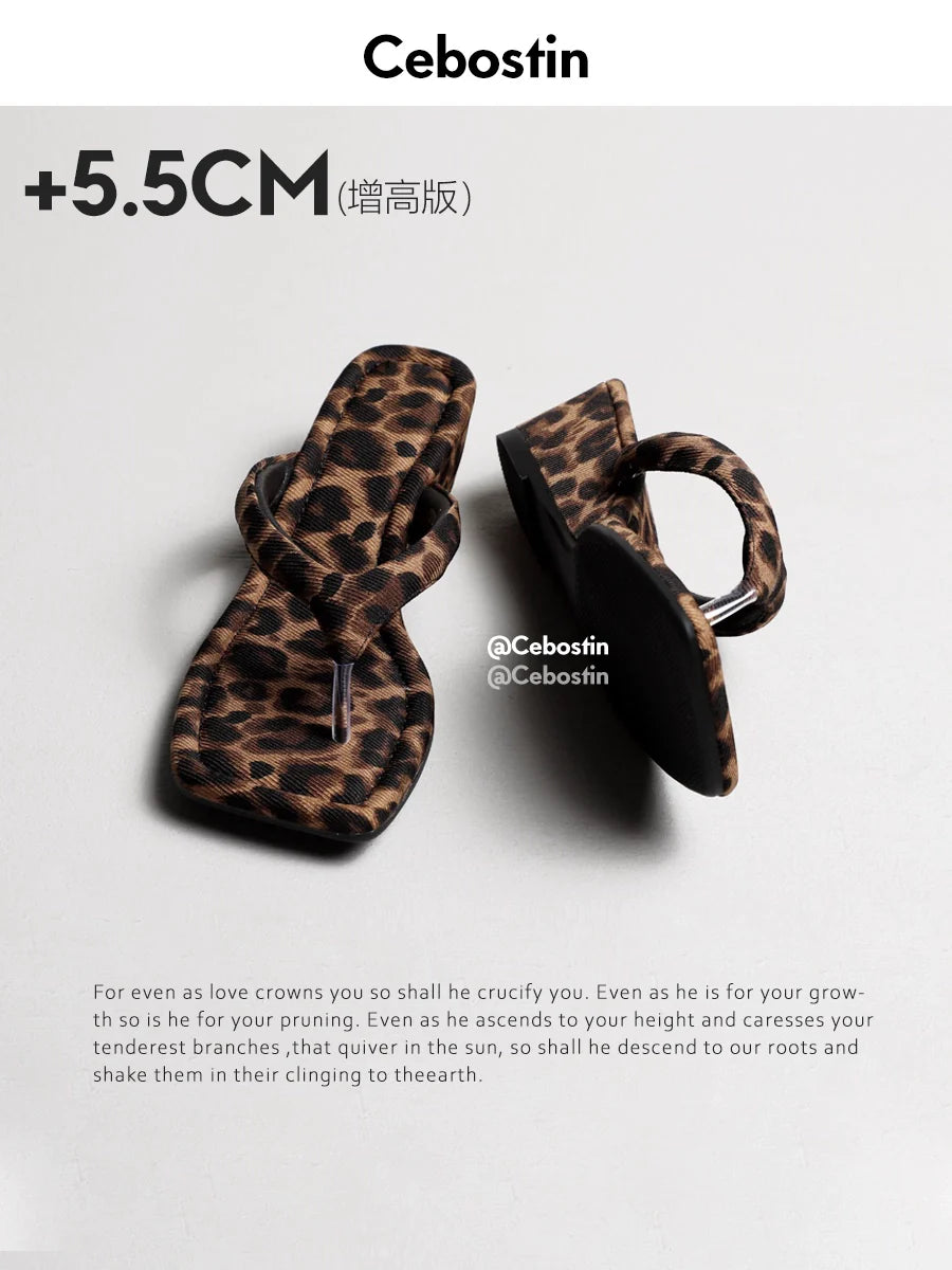 Cebostin Thick-soled Toe Slippers