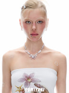 Coconut Girl Handmade Glaze Vacation Necklace