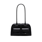 Neeley Red Leather Boston Bowling Bag