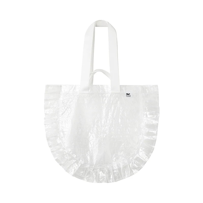 CryingCenter Shell Pleated Woven Bag