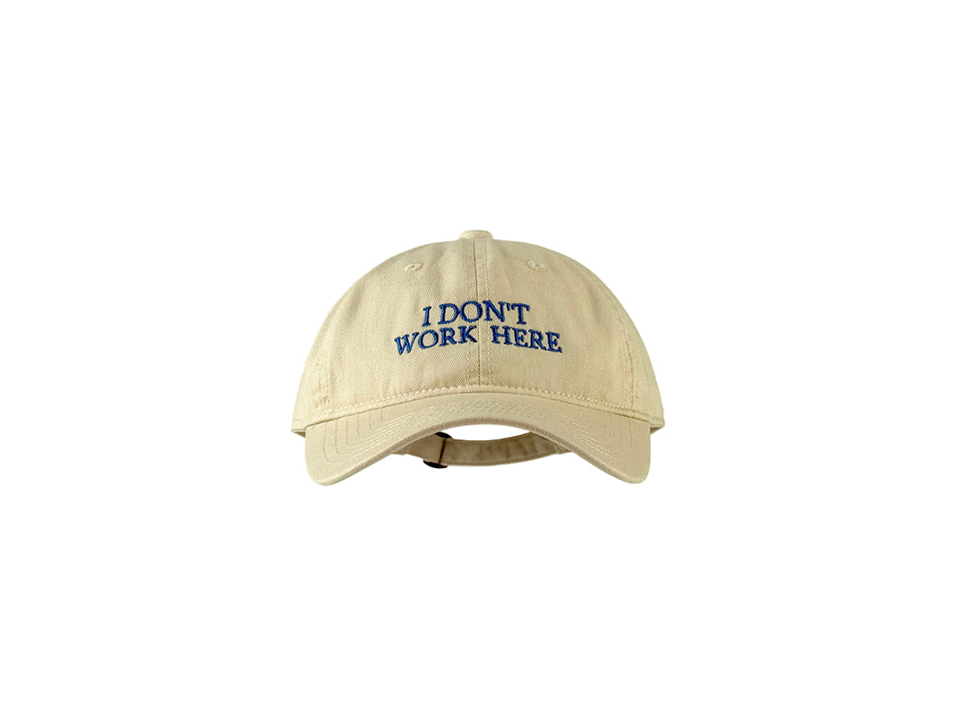 Ryu Jimin "I Don't Work Here" Embroidered Baseball Cap