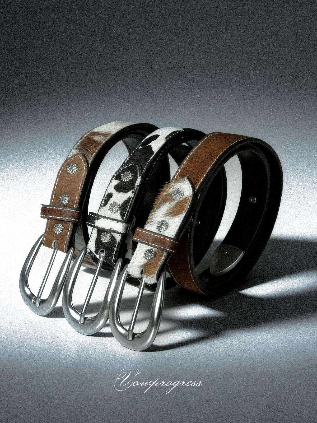 VOWPROGRESS Old Rivet Simple Belt