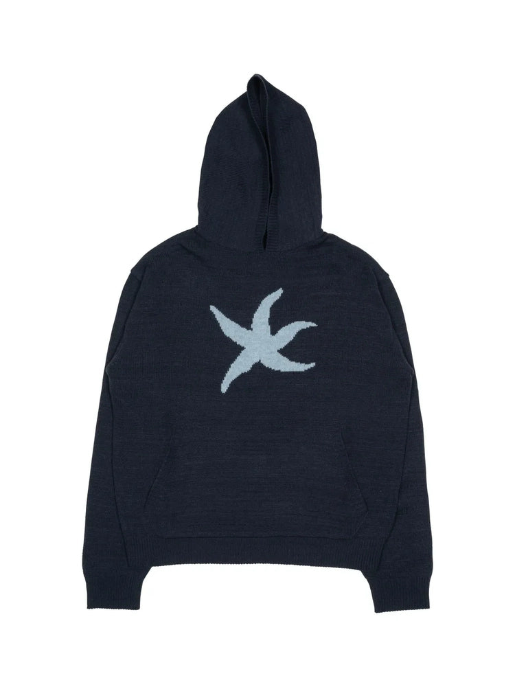 I4P STUDIO THE COLDEST MOMENT Starfish Logo Hooded Sweater