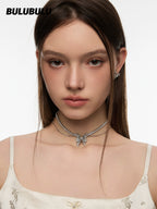 BULUBULU Butterfly Island Tassel Necklace