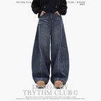 TRYTHMCLUB Wide-leg Baggy Retro Jeans