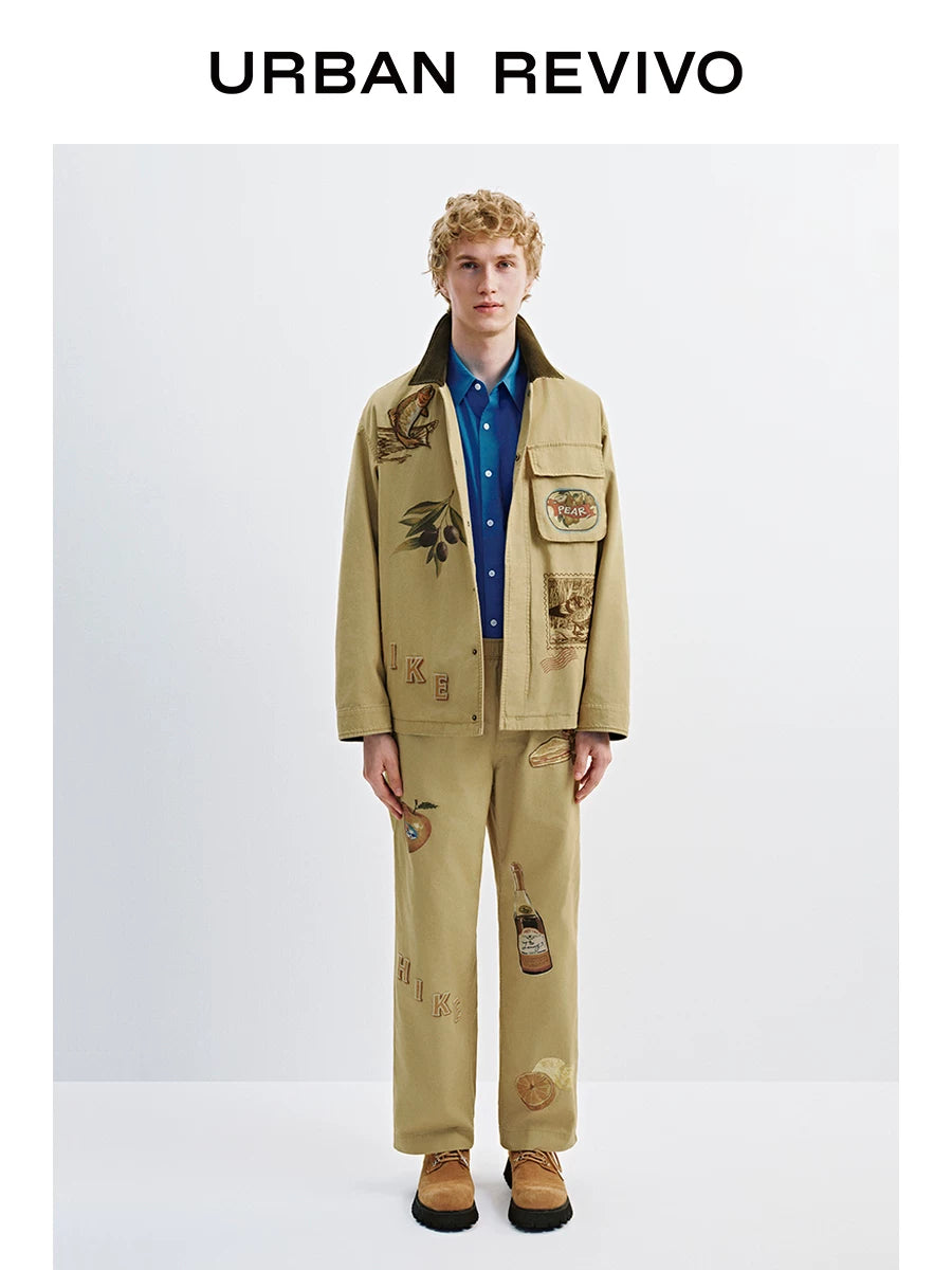 Urban Revivo Men's Amber Streamer Jacket