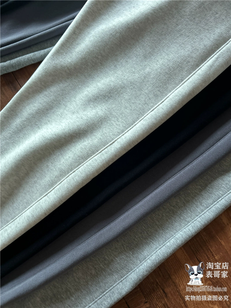 Winter Velvet Elastic Waist Sports Pants