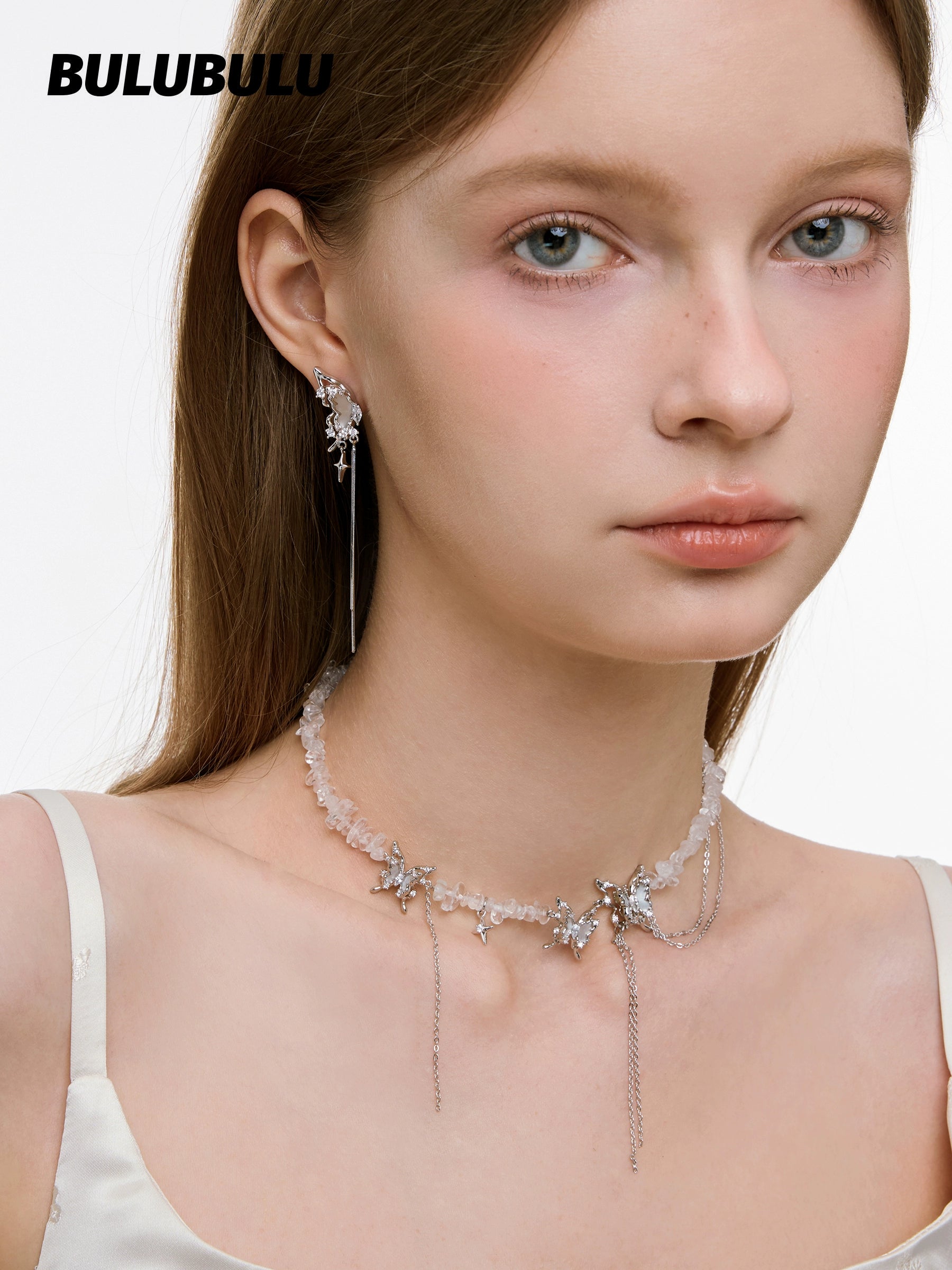 BULUBULU Words of Transformation Butterfly Tassel Necklace