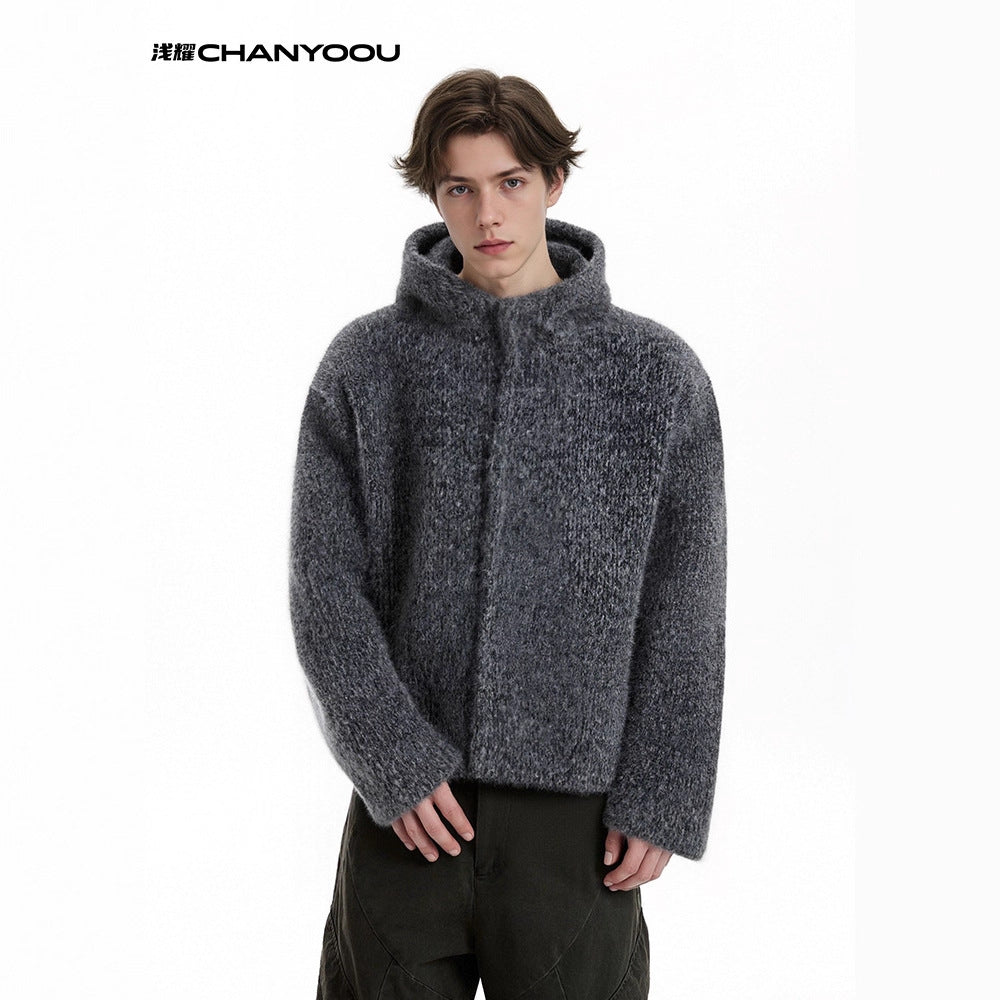 CHANYOOU Retro Woolen Hooded Cotton Clothes