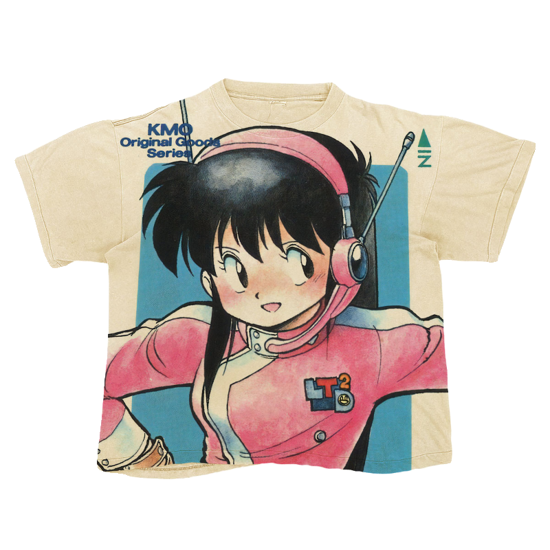 MELANIN Niche Cartoon Illustration Retro Short Sleeve T Shirt